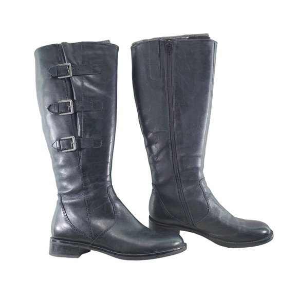 Ecco Shoes 39 Ecco Sartorelle Hobart Riding Boots 3 Buckle Leather Tall Eu Equestrian Poshmark